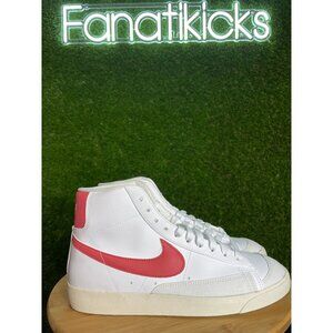 Nike Blazer Mid 77 Womens Size 12 Shoes White Pink Classic Sneakers FZ3626-100